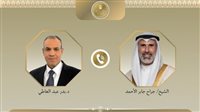 وزير الخارجية يؤكد لنظيره الكويتي تضامن مصر مع دولة الكويت الشقيقة