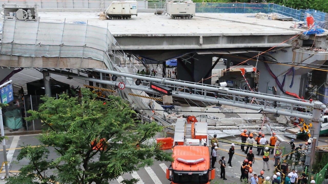 3 killed in South Korea after ageing overpass collapses during safety check
