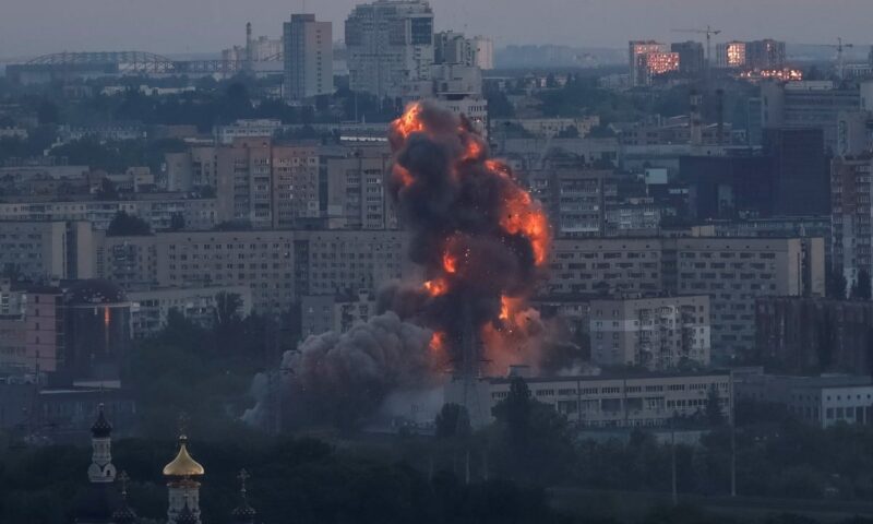Russian missiles pummel Kyiv in retaliation for dorm attack that killed 18