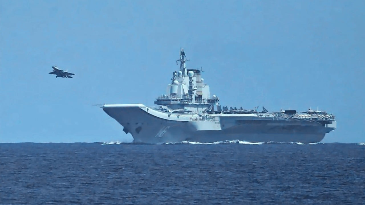 China’s Type 054B frigate makes carrier force debut with Liaoning for live-fire drills