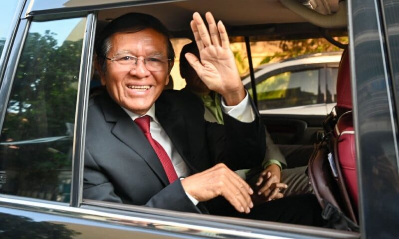 Cambodia’s Hun Sen pardons detained opposition leader