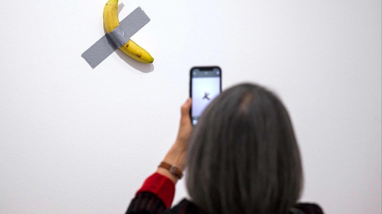 French museum reports theft of banana from Italian artist’s multimillion-dollar work