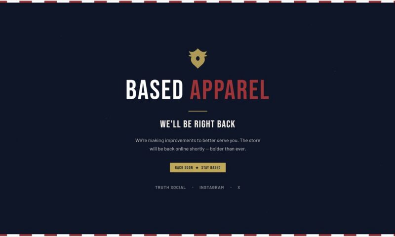 Kash Patel’s ‘BasedApparel’ website is apparently hosting ClickFix malware