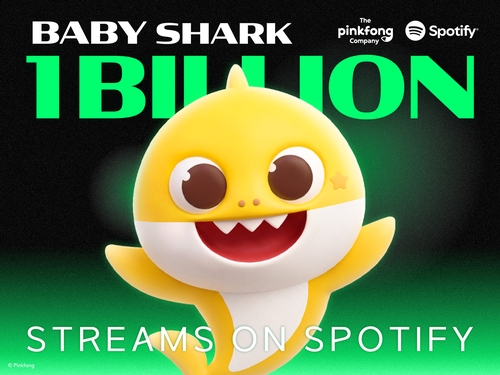 ‘Baby Shark’ surpasses 1 bln streams on Spotify, a first for character IP