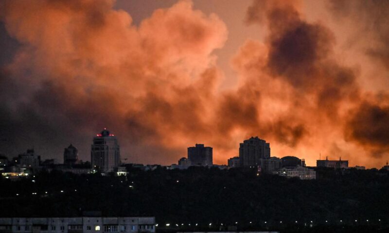 Missile strikes pound Kyiv after Russia vows retaliation