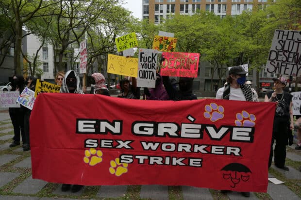 Montreal sex workers strike during Canada Grand Prix