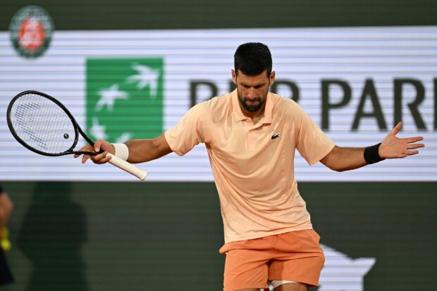French Open: Novak Djokovic overcomes slow start, hostile crowd