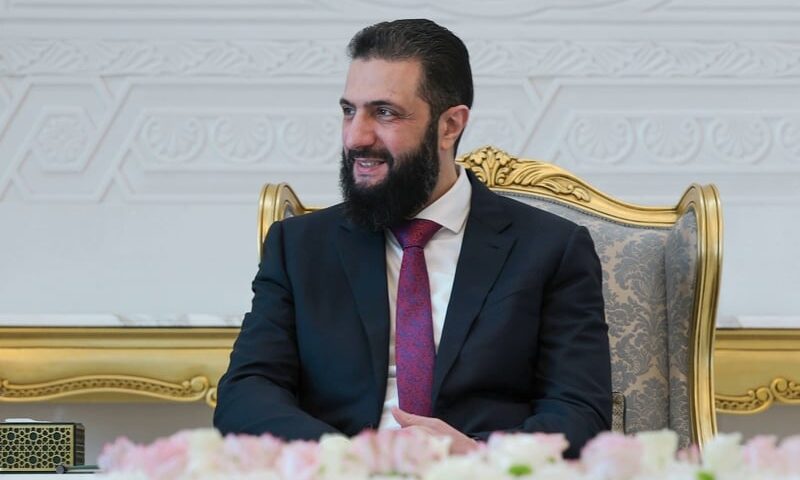 الملك يتسلم تهنئة من الرئيس السوري