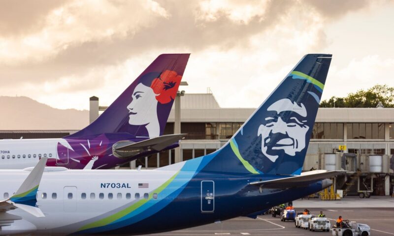 Alaska Airlines bans staff from recently acquired Hawaiian company from wearing leis and aloha shirts on certain routes, report says
