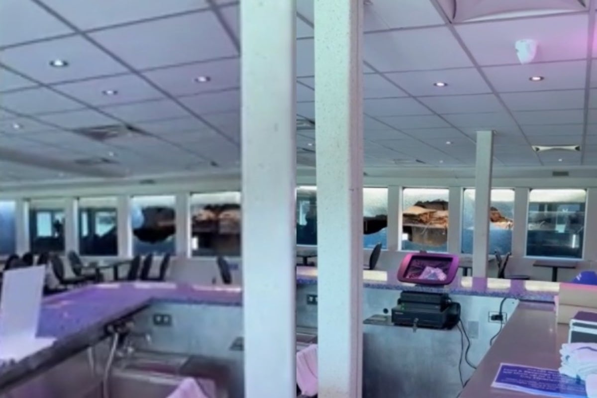 Passengers knocked off their feet and windows shattered after ferry to Alcatraz slams into pier