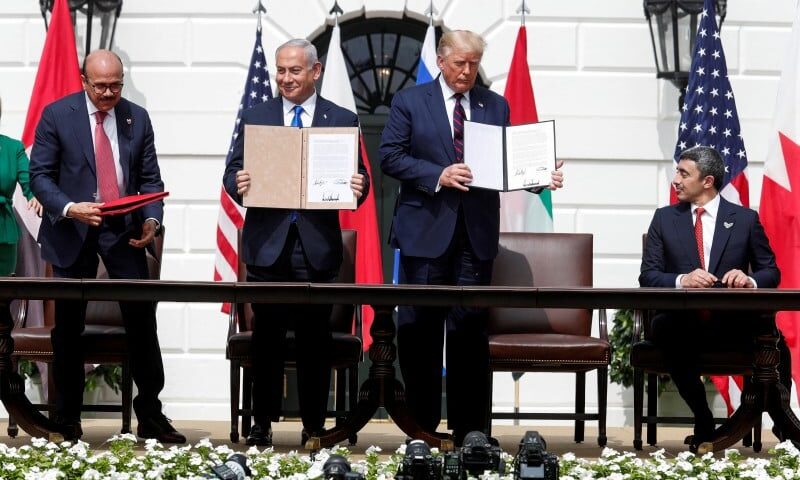 Trump links Abraham Accords to any Iran deal