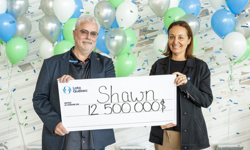 Quebec man not retiring after winning $12.5 million Lotto Max jackpot