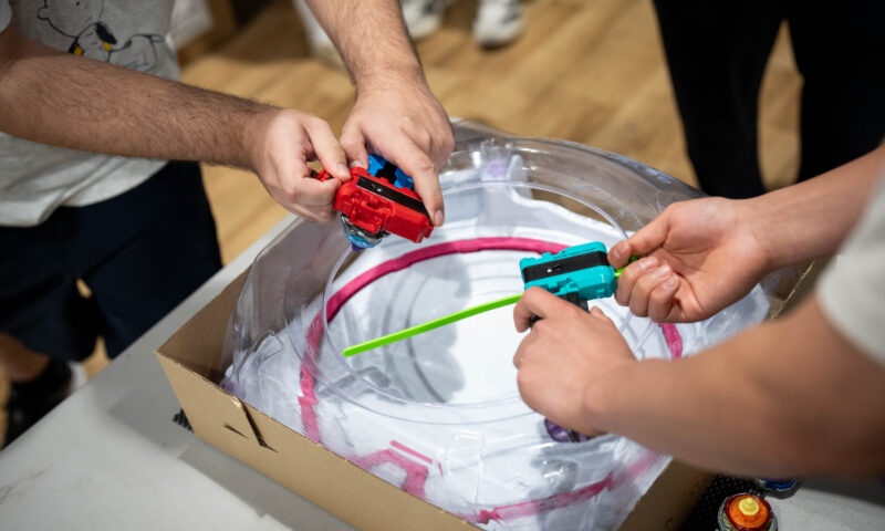 ‘Letting it rip’: Beyblade fanatics are giving childhood craze another spin