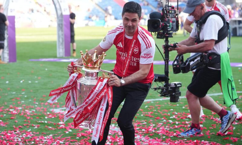 Arteta targets Champions League title to crown Arsenal rebuild