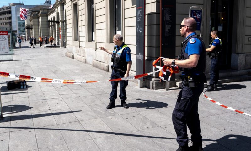 3 people stabbed in an ‘act of terror’ at Swiss train station: authorities