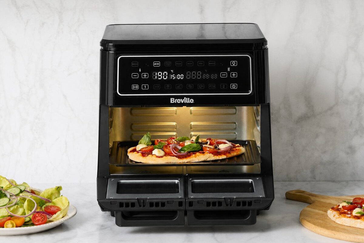 Breville Halo Flexi air fryer is catching attention for its family-sized design (aff)