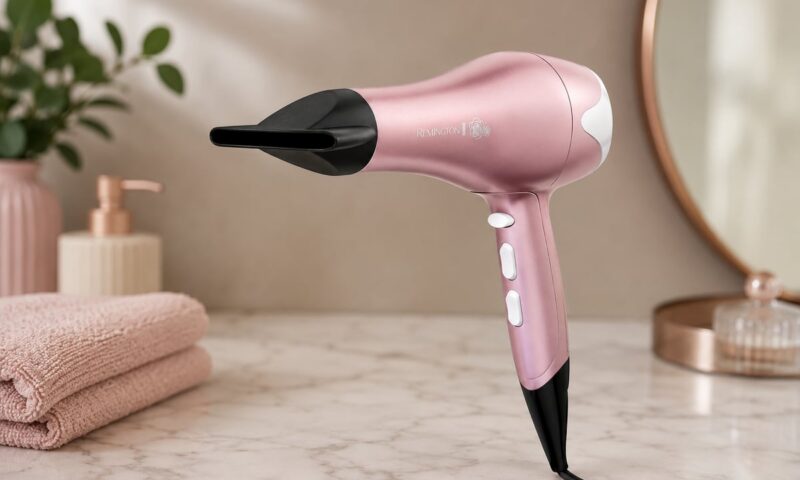 Amazon cuts Remington Shine Therapy hair dryer by more than 50% for limited time (aff)