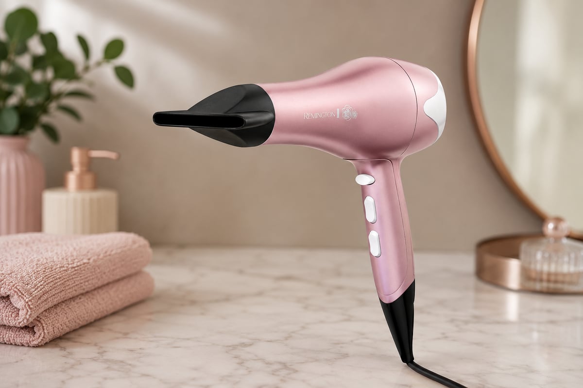 Amazon cuts Remington Shine Therapy hair dryer by more than 50% for limited time (aff)