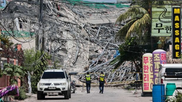 Survivors: Kids were inside Angeles City site before collapse