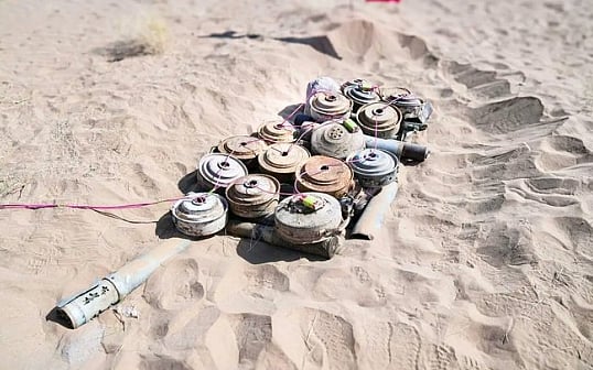 “مسام” ينزع 1.590 لغمًا من اليمن خلال أسبوع