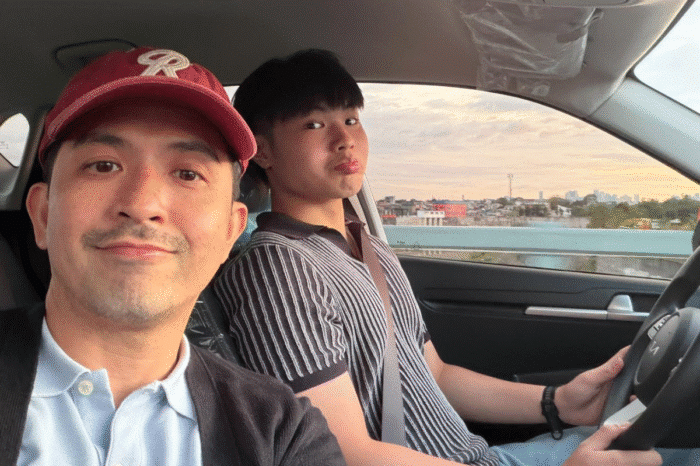 Dennis Trillo’s son Calix totals car after falling asleep behind the wheel