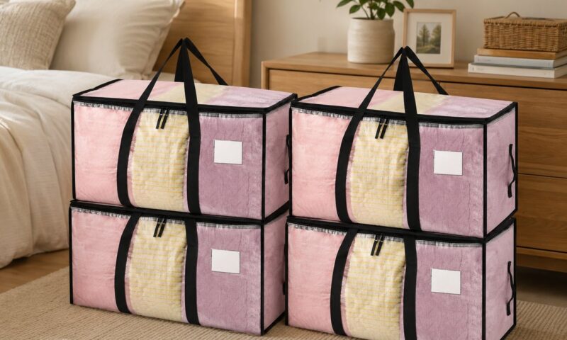 Shoppers say these storage bags are so useful around their homes they bought more than one set (aff)