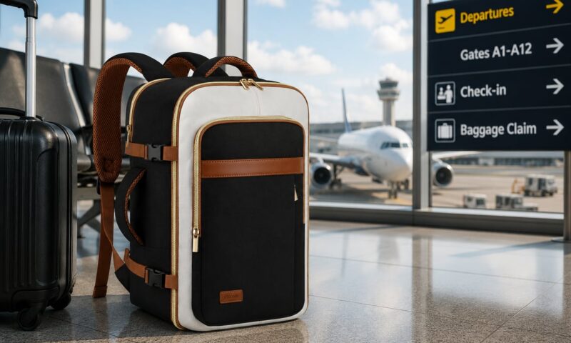 Cabin bag suitable for Ryanair bought by 700+ travellers on Amazon this month is now on sale (aff)