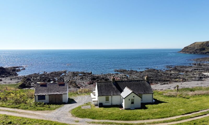 View the secluded and sublime Scottish private bay with cottages – now on sale