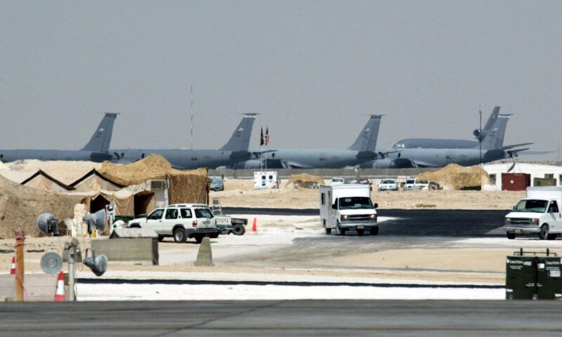 Where are US and UK military bases in the Middle East as Iran launches new strikes?