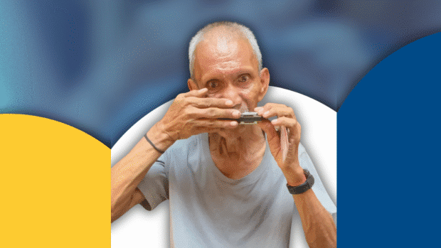 FACES OF CEBU: Ireneo Vidal, harmonica player, grandfather
