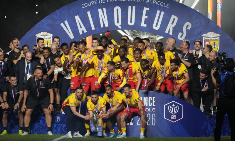 Lens lift French Cup for the first time after beating Nice in final