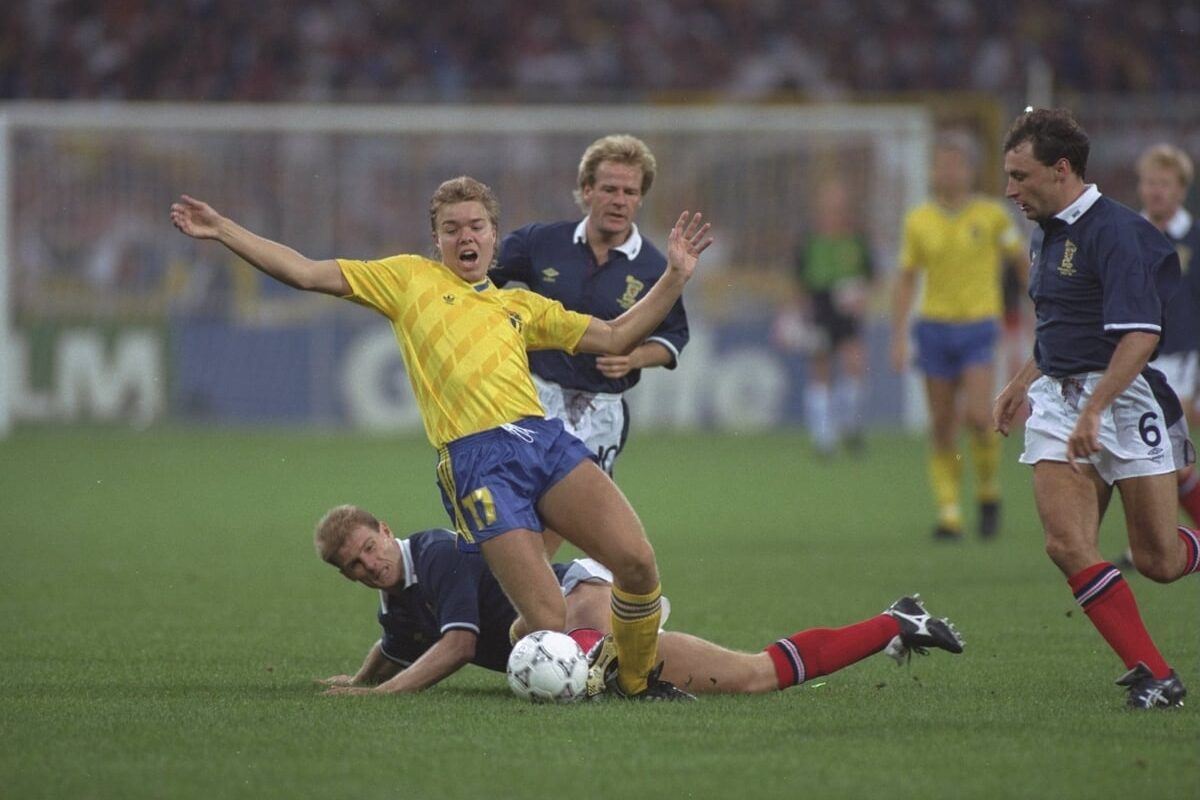 Scotland’s Italia 90 was rollercoaster ride in finals full of melodrama