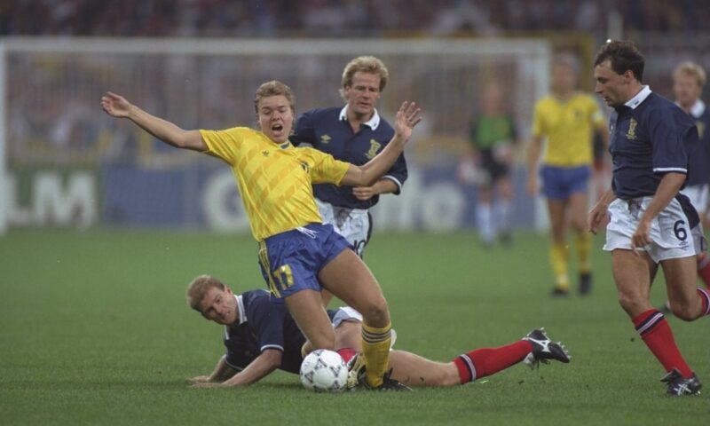 Scotland’s Italia 90 was rollercoaster ride in finals full of melodrama