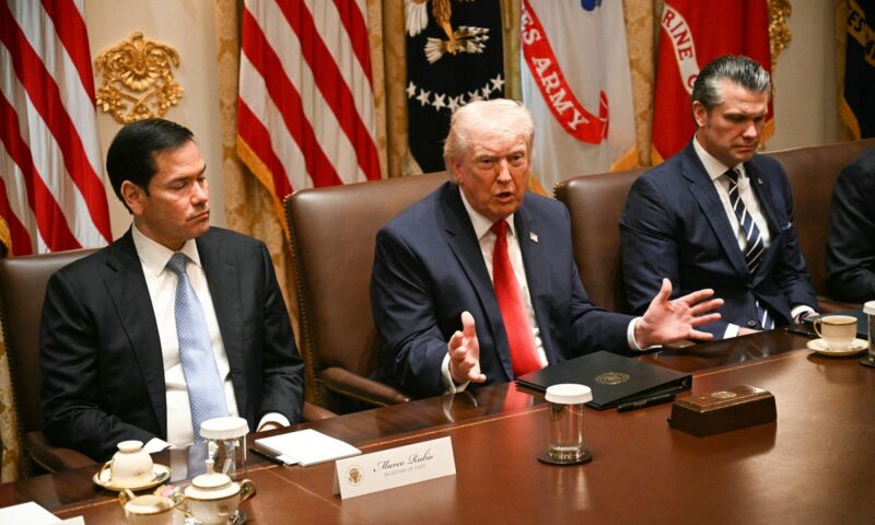 Trump hosting rare Camp David cabinet meeting — including outgoing Tulsi Gabbard — as Iran peace talks stall