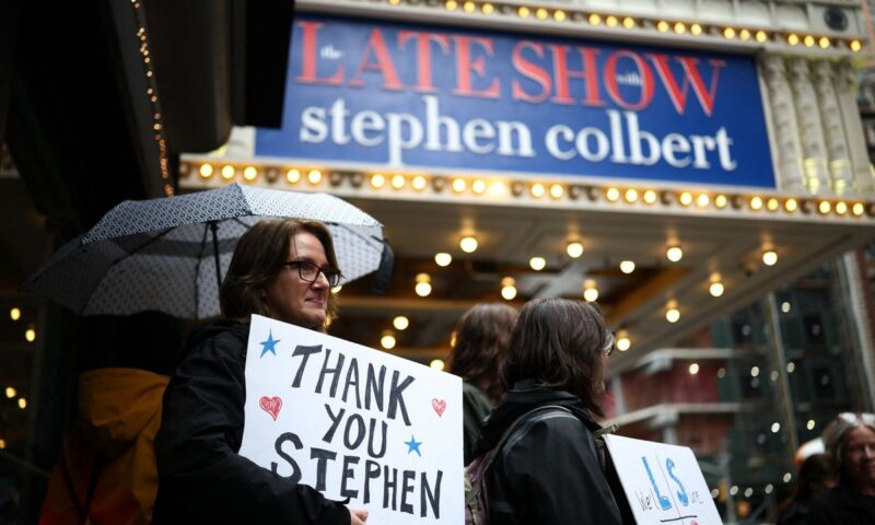 Colbert finale intentionally ignored on CBS Mornings after spoof of Trump China coverage: ‘Kicked … when they were down’