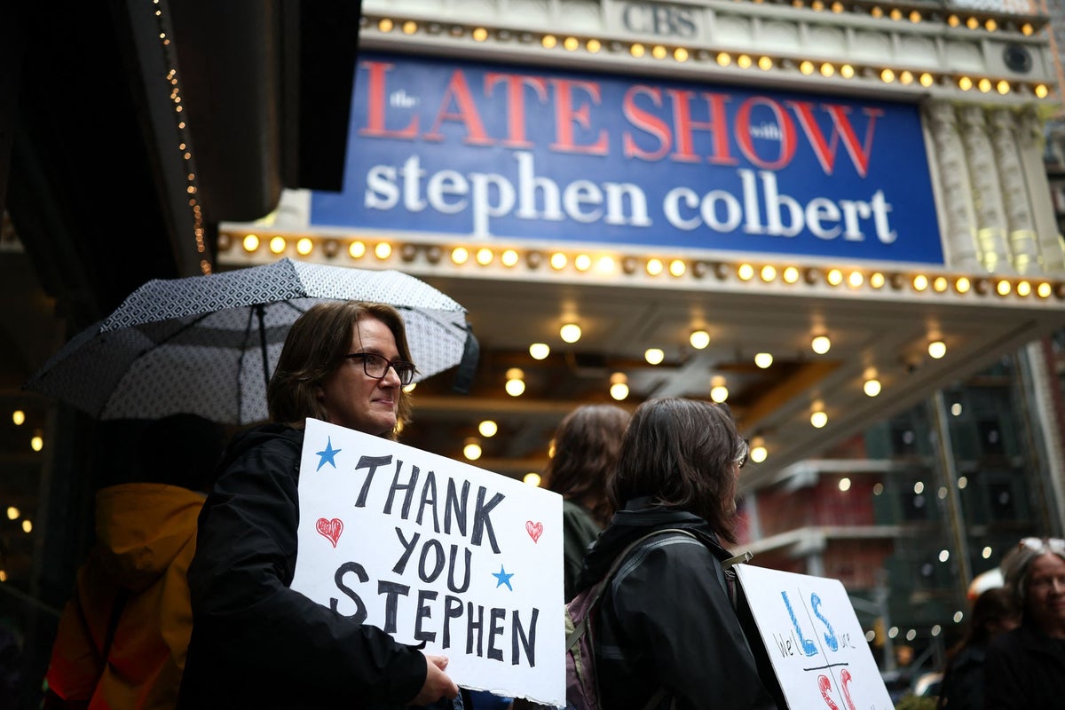 Colbert finale intentionally ignored on CBS Mornings after spoof of Trump China coverage: ‘Kicked … when they were down’