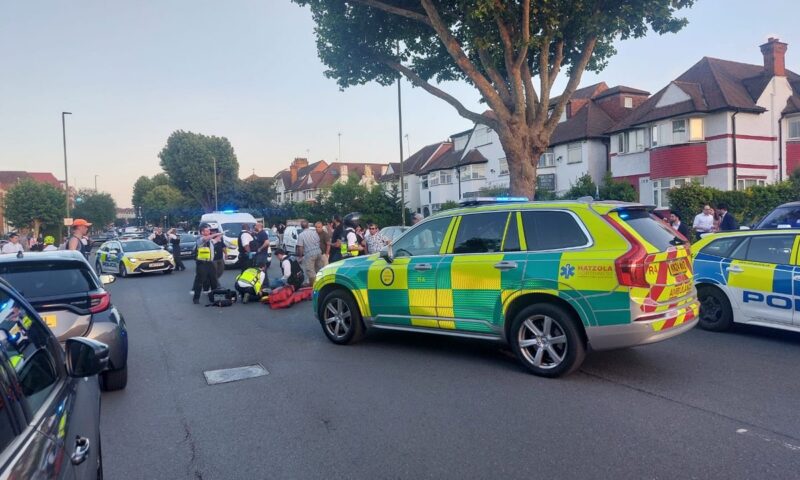 Man left fighting for his life after being hit by car in Golders Green