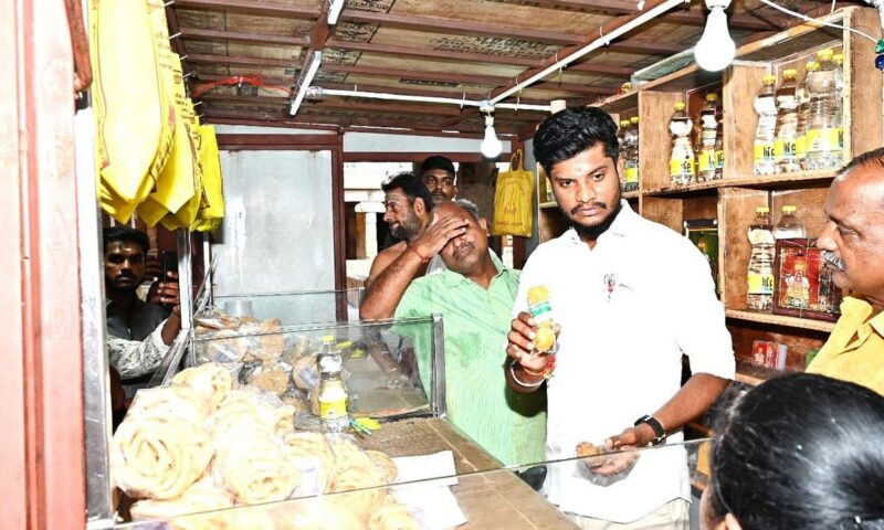 Minister calls upon partycadre to check quality of prasadam sold at temples