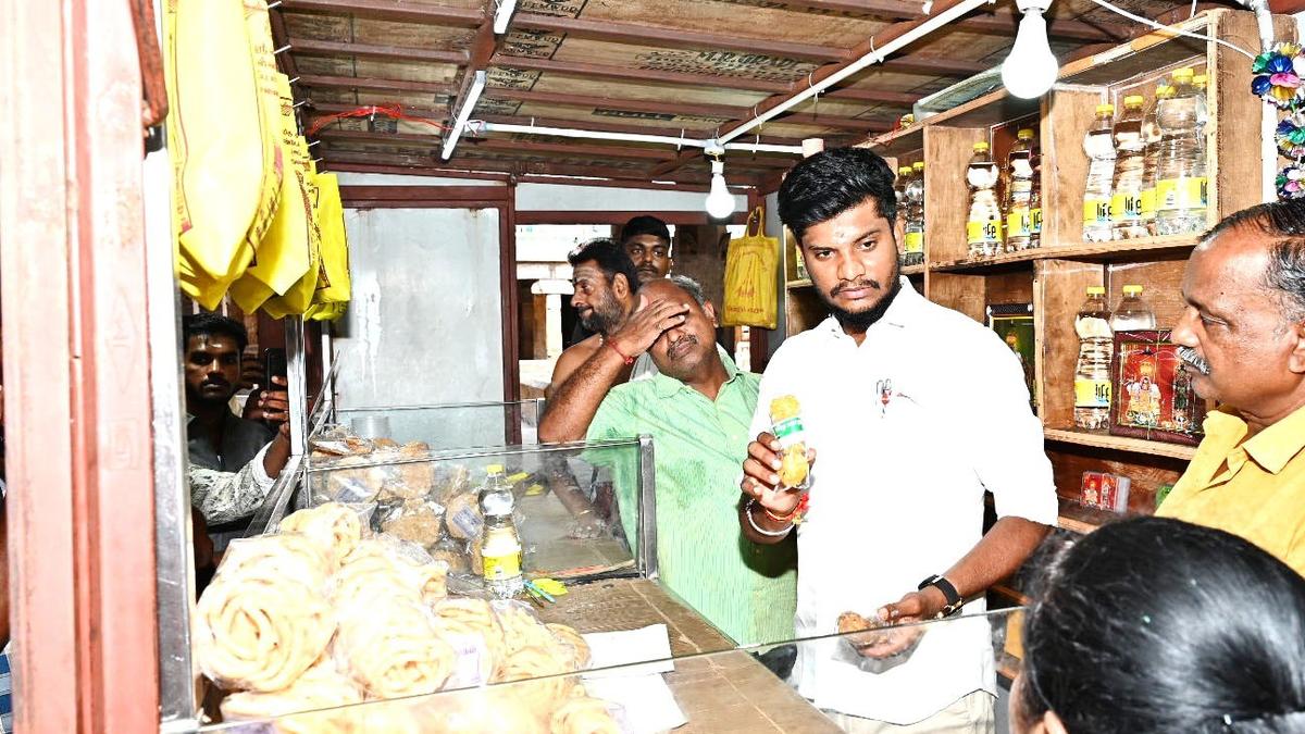 Minister calls upon partycadre to check quality of prasadam sold at temples