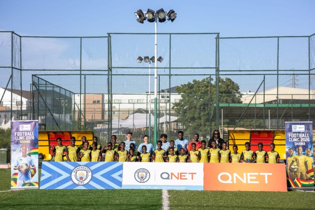 QNET, Manchester City bring world-class football coaching to Ghana’s young talent