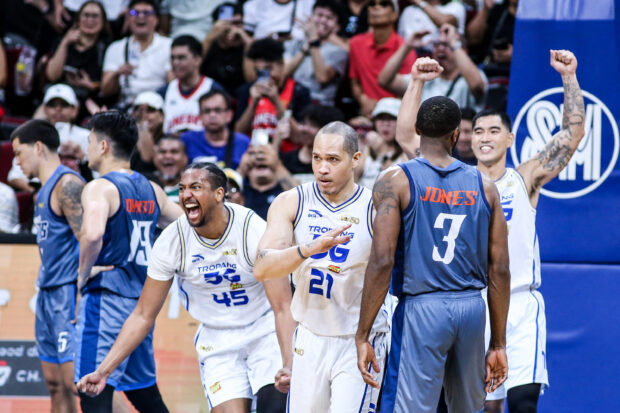 PBA: TNT, minus an import, escapes Meralco for 2-1 semis lead