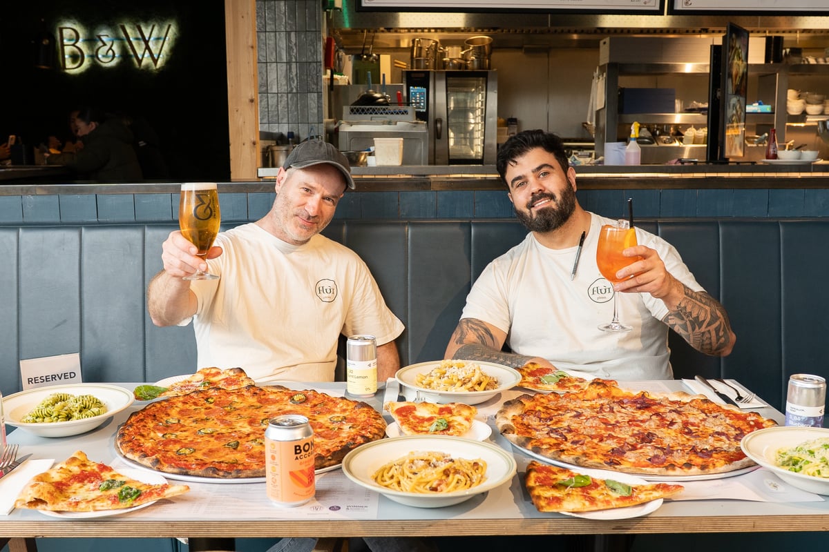 I had dinner at Edinburgh’s latest New York pizza restaurant in frenetic and bustling hotspot