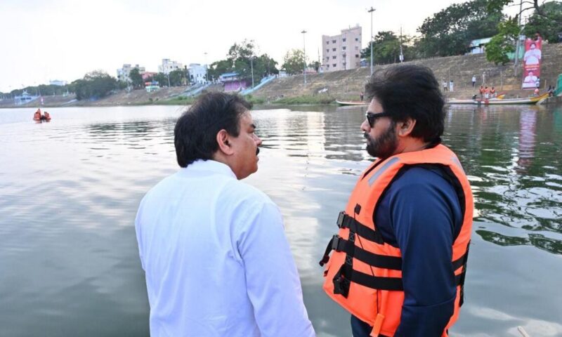 Pawan Kalyan orders action plan to stop sewage, effluents entering Godavari near Pushkar Ghat