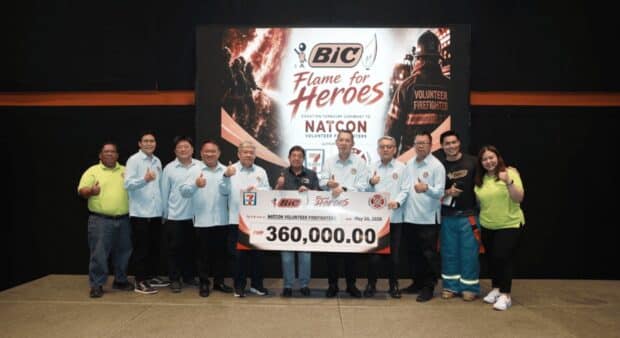 BIC Philippines turns everyday purchases into  support for volunteer firefighters through ‘BIC  Flame for Heroes’ Campaign 