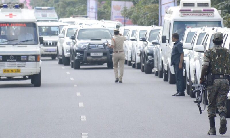 Ambulance out of CM Revanth’s convoy, now reduced to three from 11