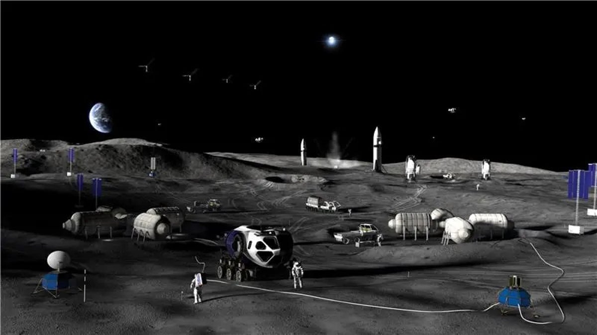 NASA ramps up its effort to build a base on the moon and sets a timetable for the project