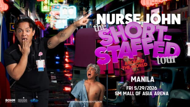 Nurse John brings “The Short-Staffed Tour” to the Philippines for the first time on May 29, 2026