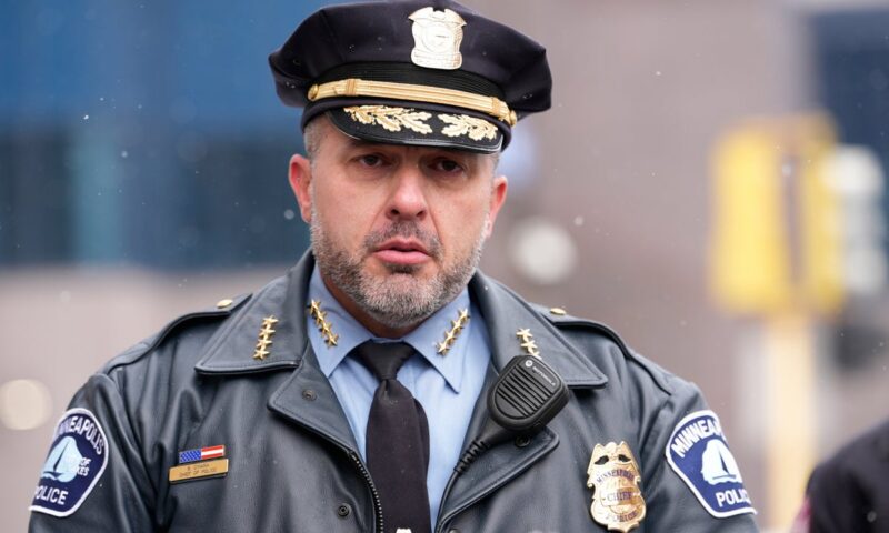 The police chief’s sudden resignation puts Minneapolis back in tumult after years of crises
