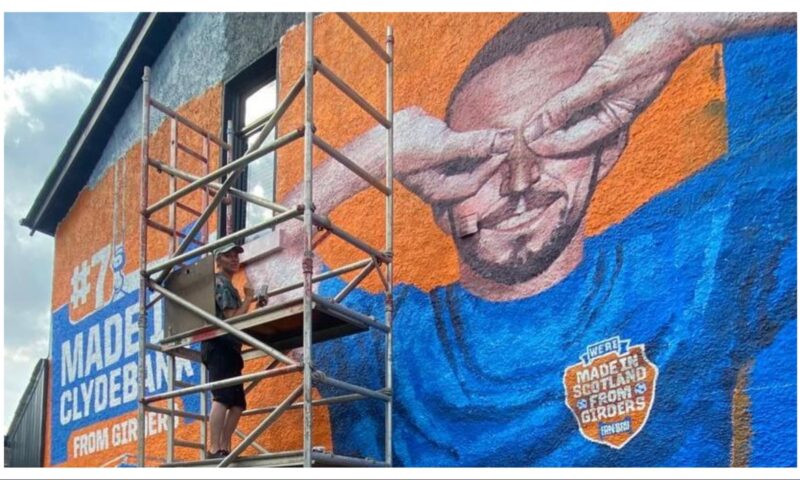 Scotland World Cup star John McGinn gets the mural treatment to match Scott McTominay