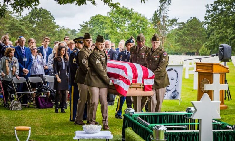 ‘Freedoms are never free’: A Jewish American soldier buried with Nazis finally laid to rest with US troops